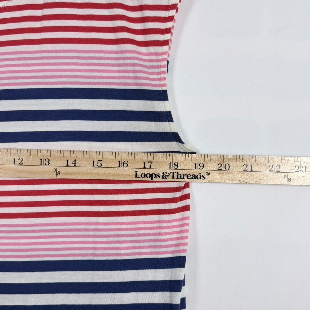 Boden Striped Swim Dress M Drawstring Waist Pocket Beach Vacation Resort Pool - Picture 8 of 11